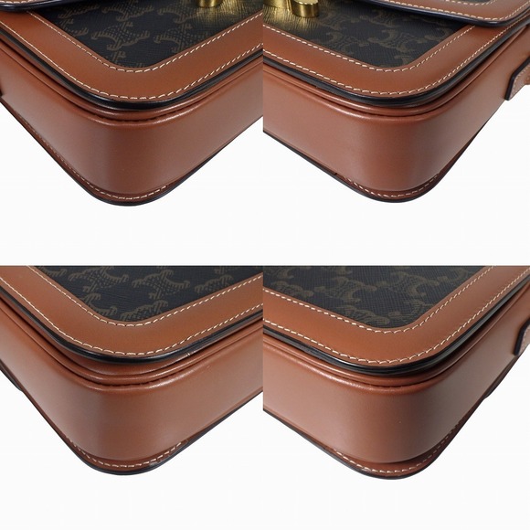 Celine Classic Triomphe Bag Canvas Tan - Picture 10 of 16